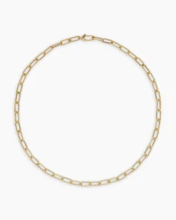 DY Madison® Chain Necklace 18K Yellow Gold, 4mm