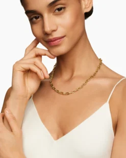 DY Madison® Chain Necklace 18K Yellow Gold, 6mm