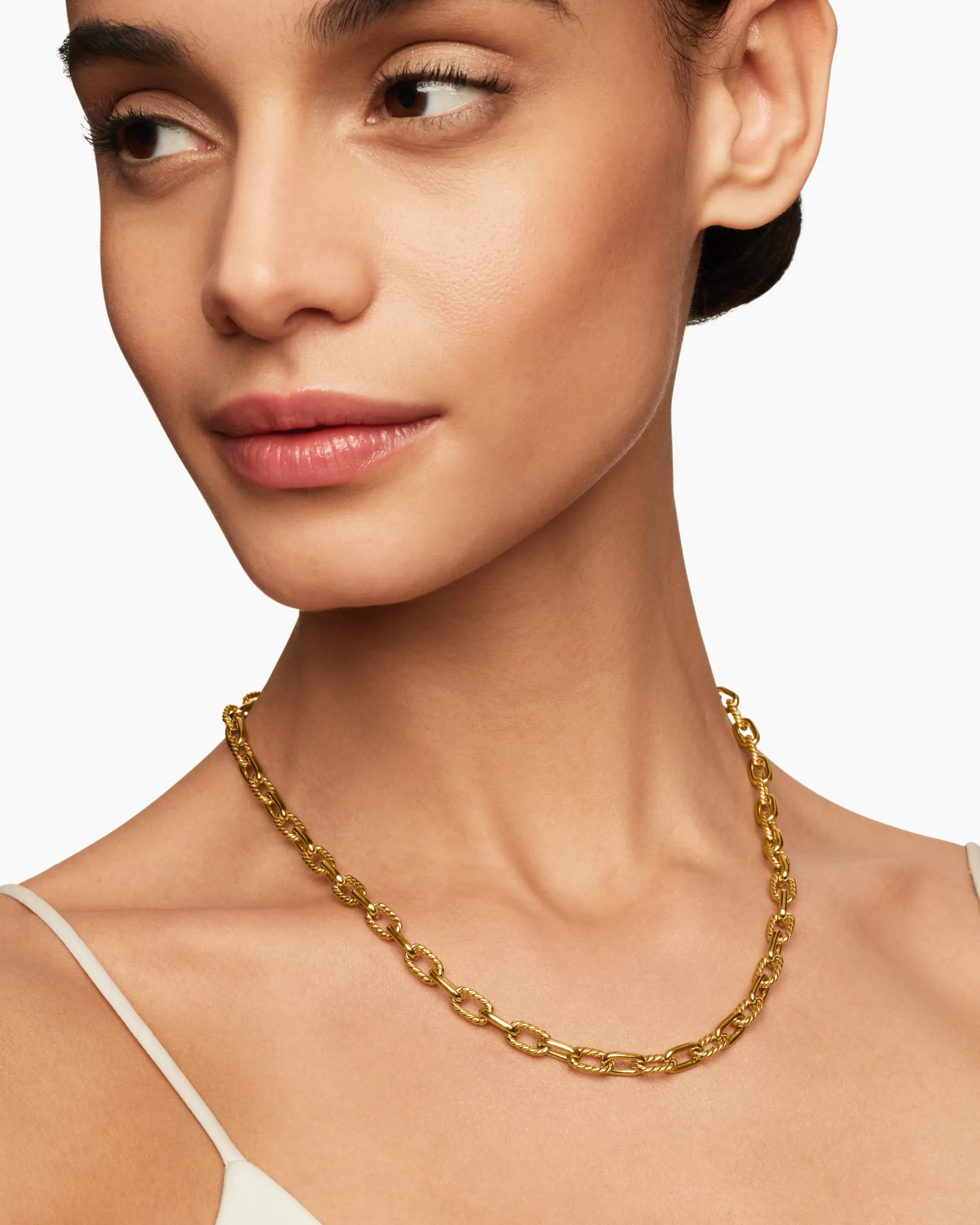 DY Madison® Chain Necklace 18K Yellow Gold, 6mm