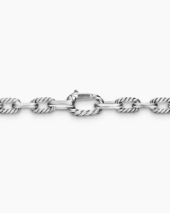 DY Madison® Chain Necklace Sterling Silver with 18K Yellow Gold, 6mm