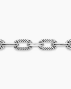 DY Madison® Chain Necklace Sterling Silver with 18K Yellow Gold, 13.5mm