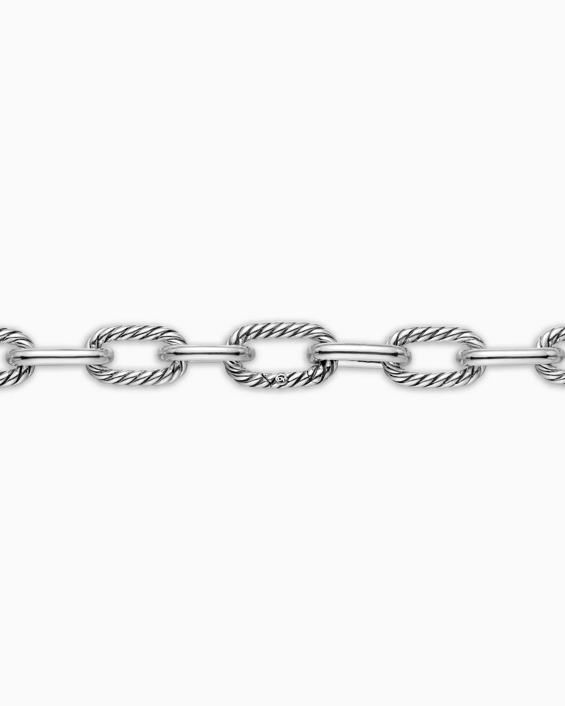 DY Madison® Chain Necklace Sterling Silver with 18K Yellow Gold, 11mm