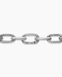 DY Madison® Chain Necklace Sterling Silver with Diamonds, 11mm