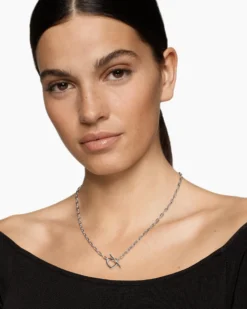 DY Madison® Heart Toggle Chain Necklace Sterling Silver, 3mm