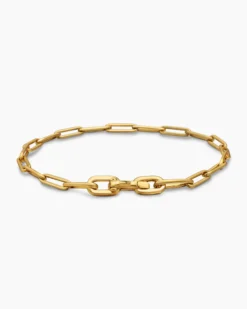 DY Madison® Link Bracelet 18K Yellow Gold, 3.5mm