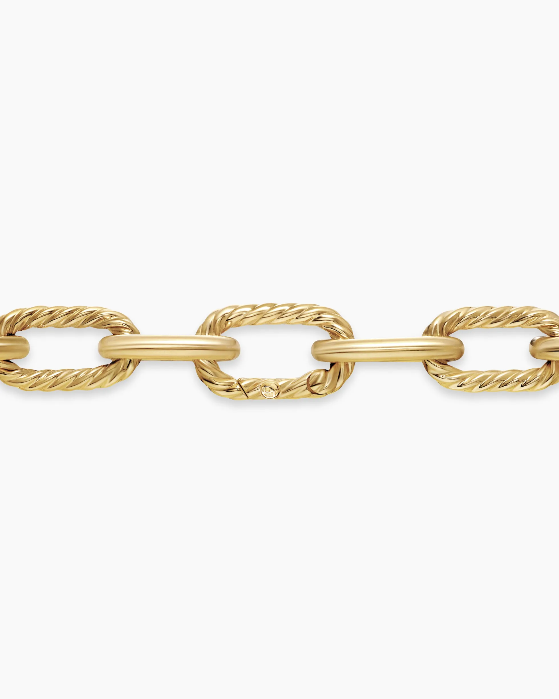 DY Madison® Pavé Bead Chain Necklace 18K Yellow Gold with Diamonds, 8.5mm