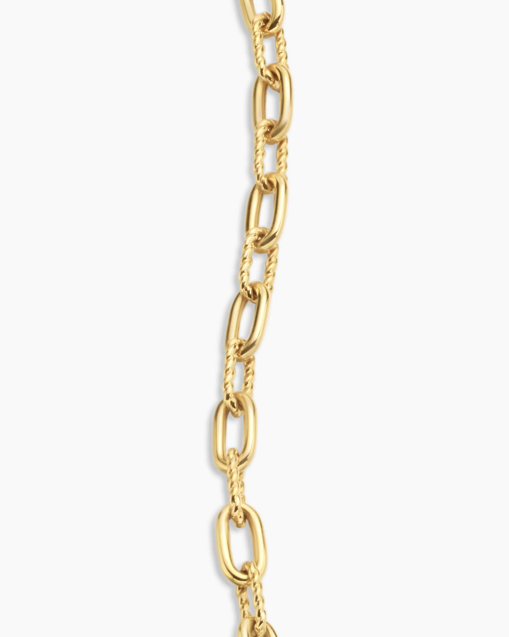 DY Madison® Pavé Toggle Chain Bracelet 18K Yellow Gold with Diamonds, 3mm