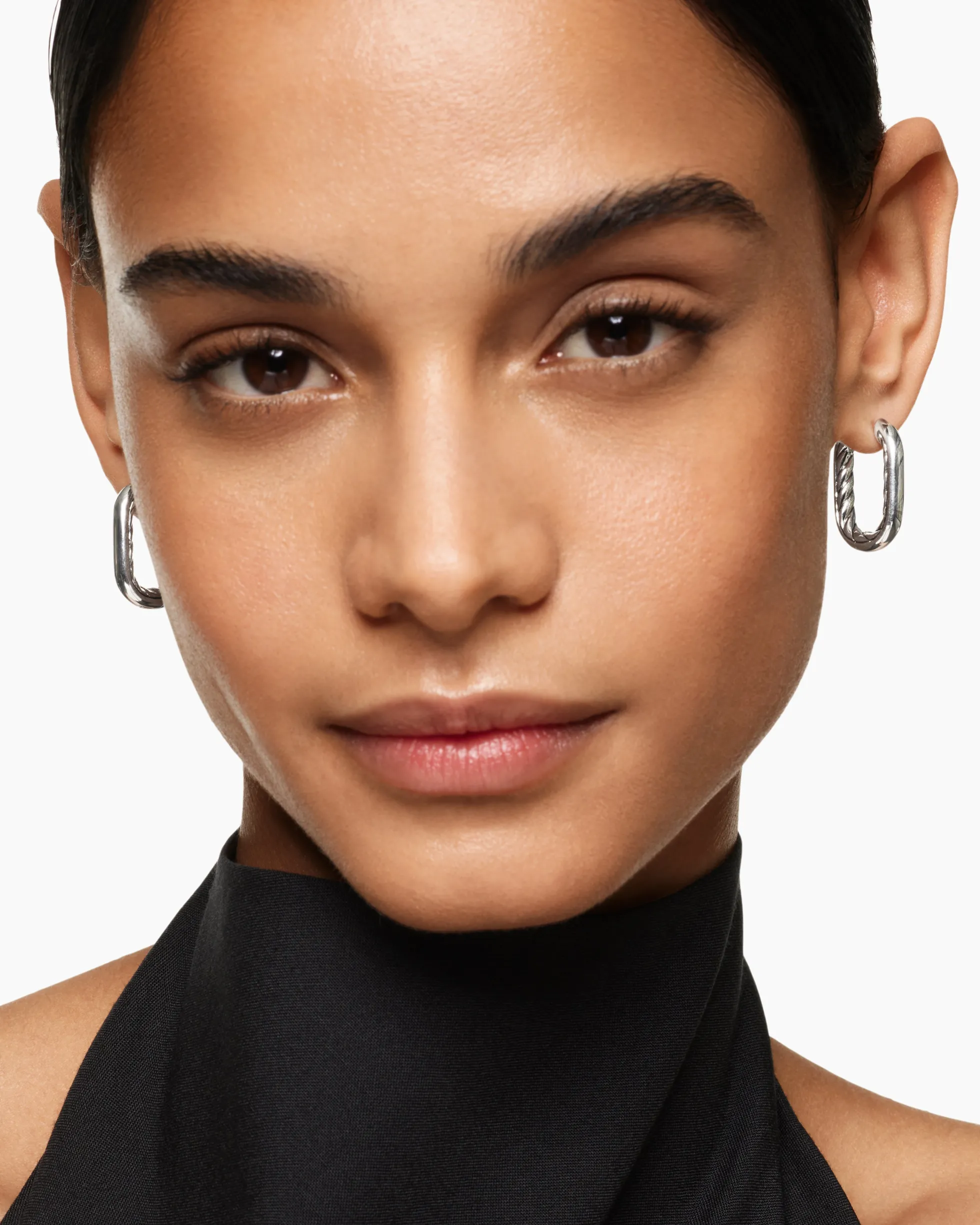 DY Madison® Smooth Hoop Earrings Sterling Silver, 24.3mm