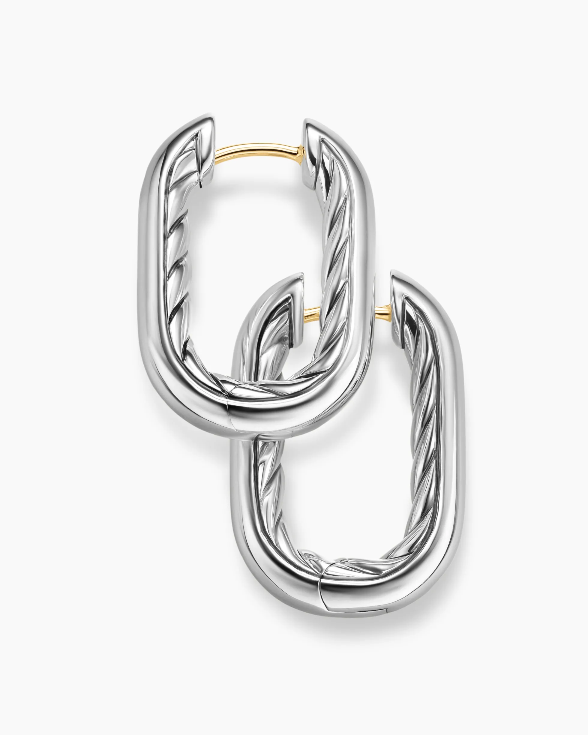 DY Madison® Smooth Hoop Earrings Sterling Silver, 24.3mm
