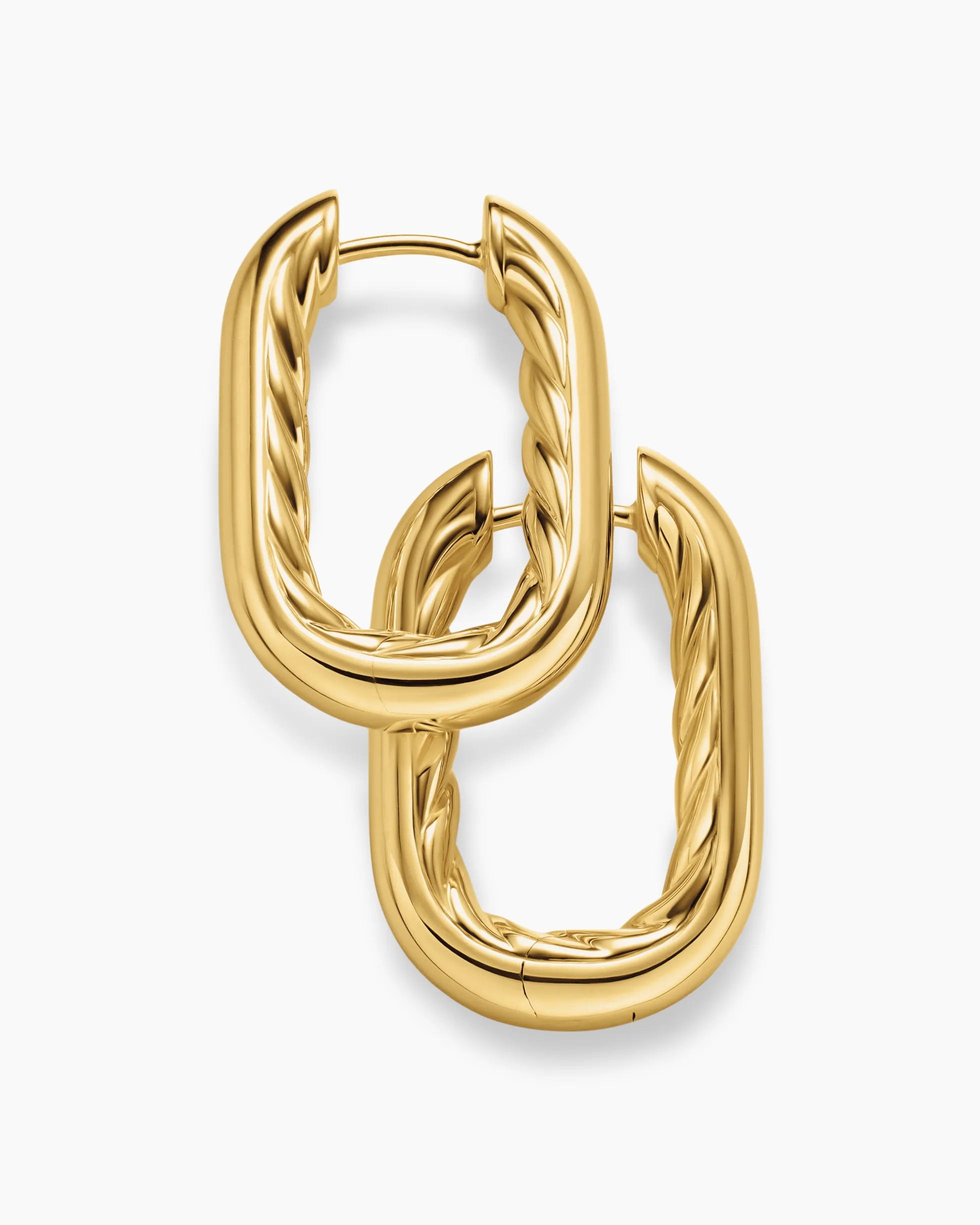 DY Madison® Smooth Hoop Earrings 18K Yellow Gold, 24.3mm