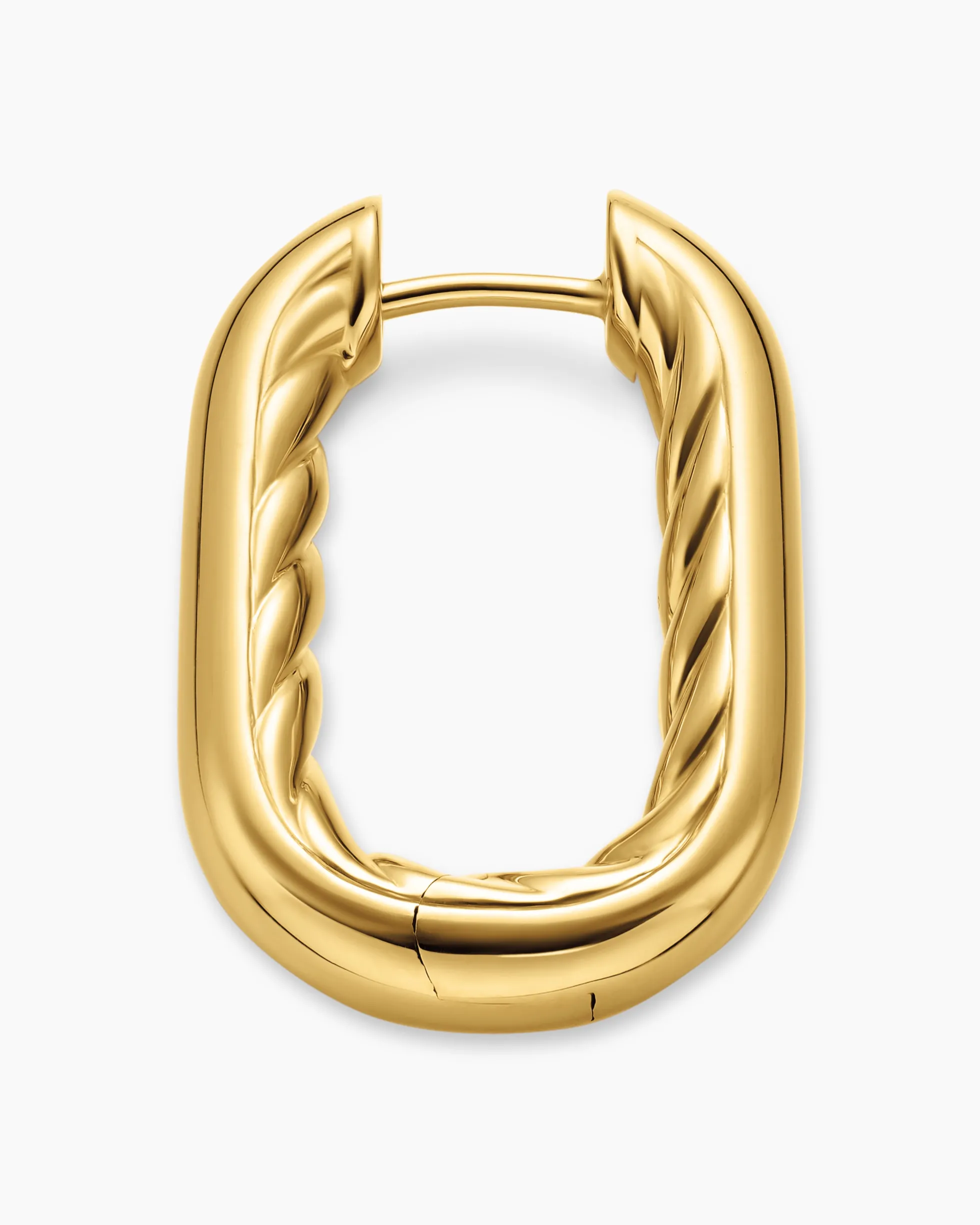 DY Madison® Smooth Hoop Earrings 18K Yellow Gold, 24.3mm