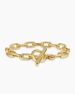 DY Madison® Toggle Chain Bracelet 18K Yellow Gold, 8.5mm