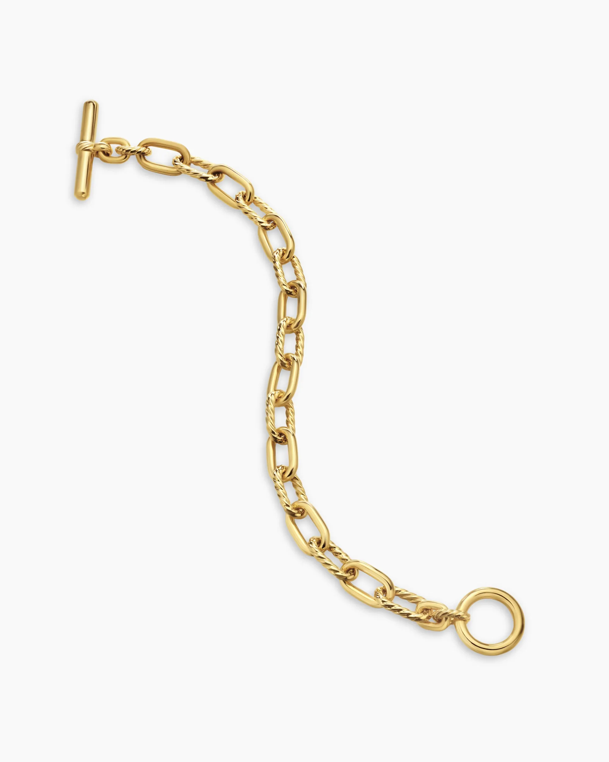 DY Madison® Toggle Chain Bracelet 18K Yellow Gold, 8.5mm