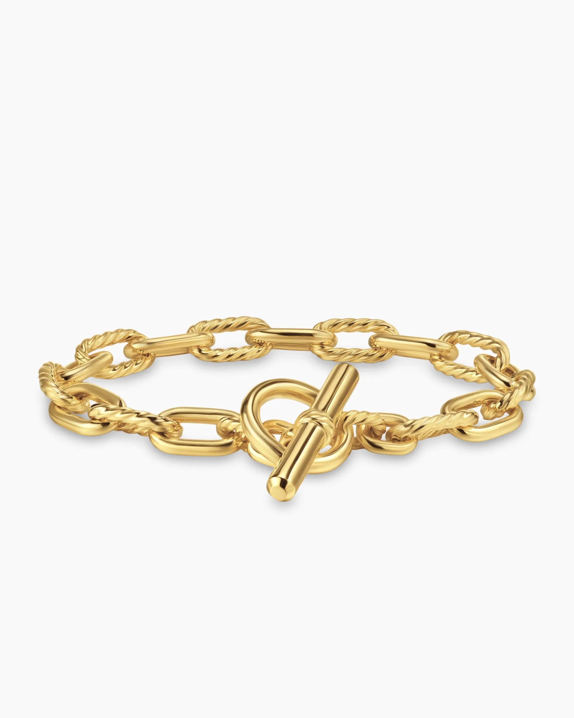 DY Madison® Toggle Chain Bracelet 18K Yellow Gold, 8.5mm