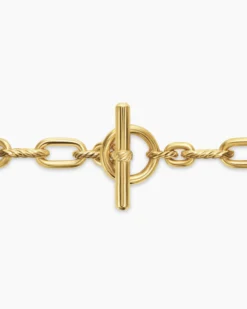 DY Madison® Toggle Chain Bracelet 18K Yellow Gold, 8.5mm