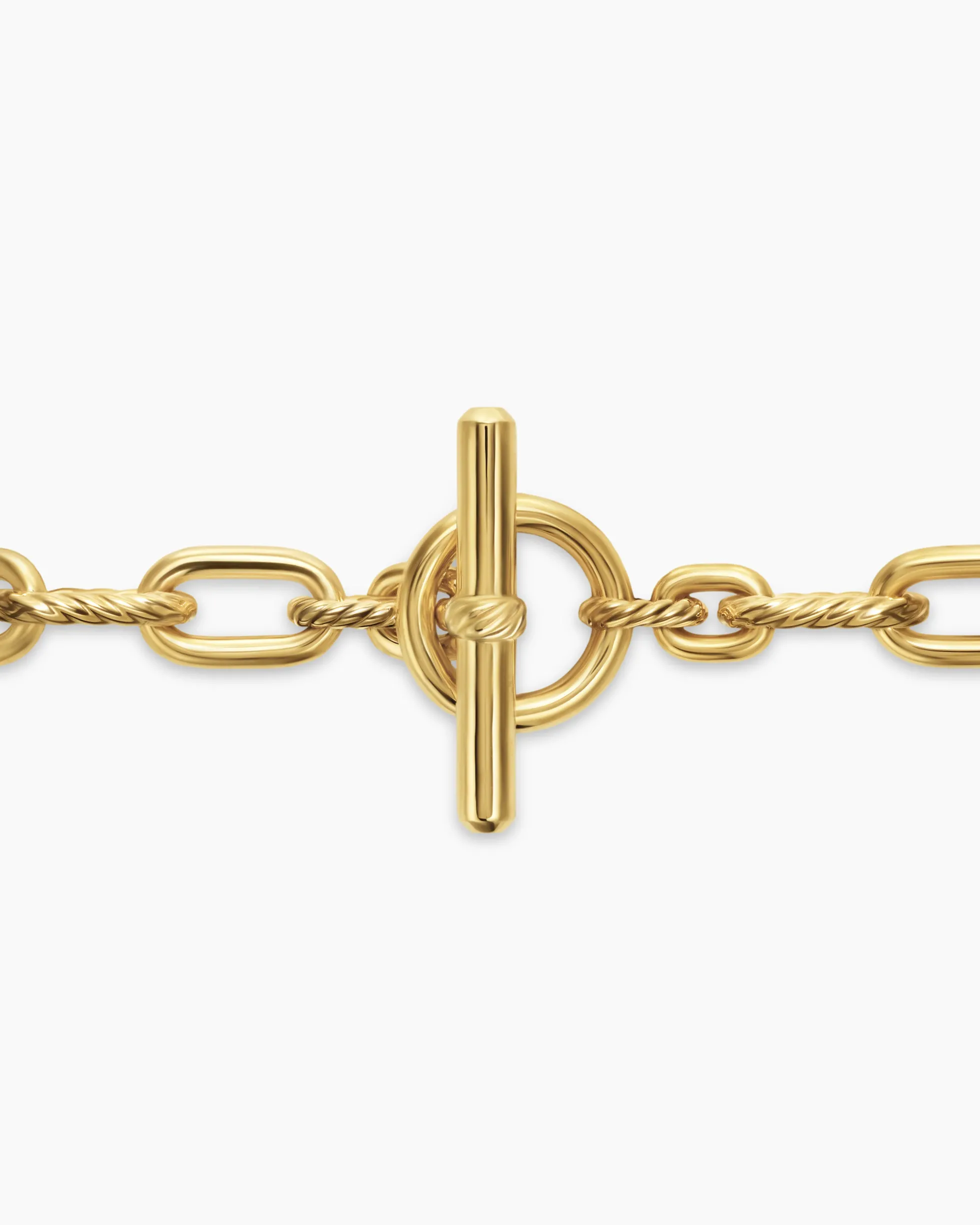 DY Madison® Toggle Chain Bracelet 18K Yellow Gold, 8.5mm