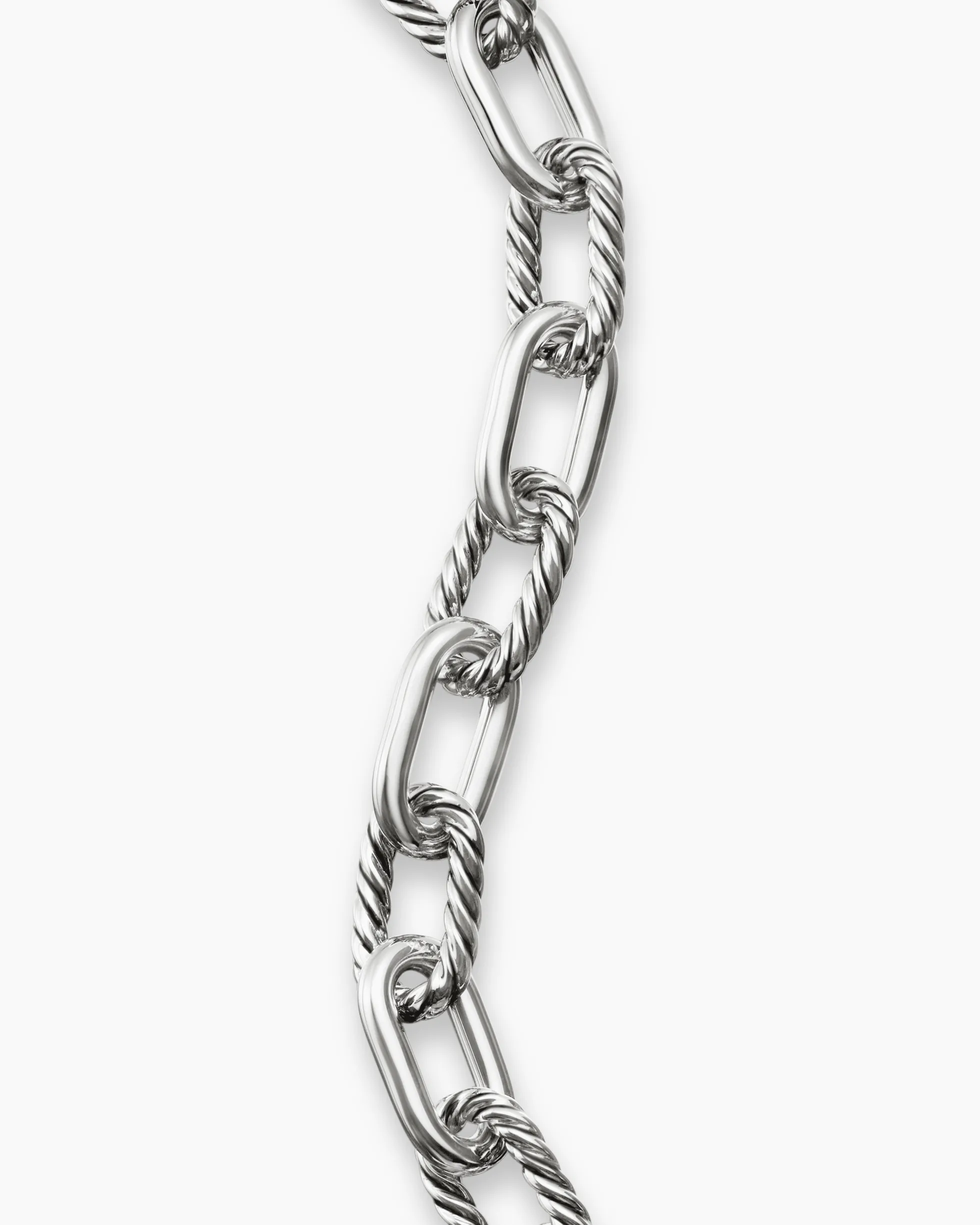 DY Madison® Toggle Chain Bracelet Sterling Silver with 18K Yellow Gold, 11mm