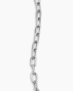 DY Madison® Toggle Chain Bracelet Sterling Silver with 18K Yellow Gold, 3mm