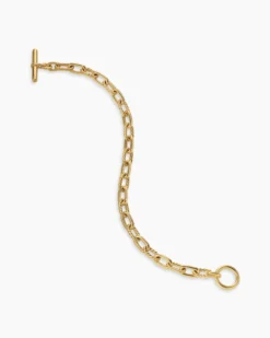 DY Madison® Toggle Chain Bracelet 18K Yellow Gold, 5.5mm