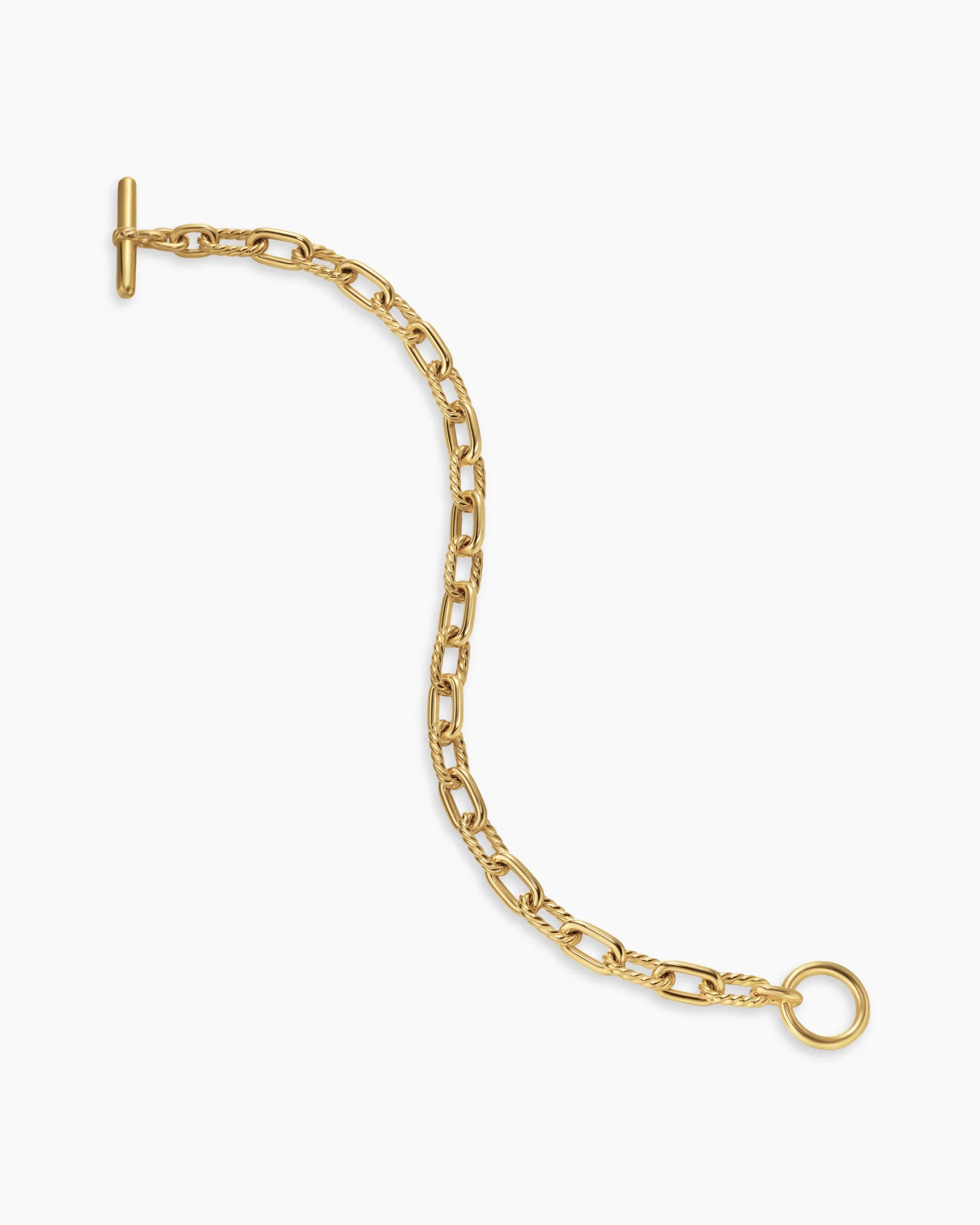 DY Madison® Toggle Chain Bracelet 18K Yellow Gold, 5.5mm