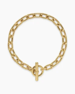 DY Madison® Toggle Chain Bracelet 18K Yellow Gold, 5.5mm