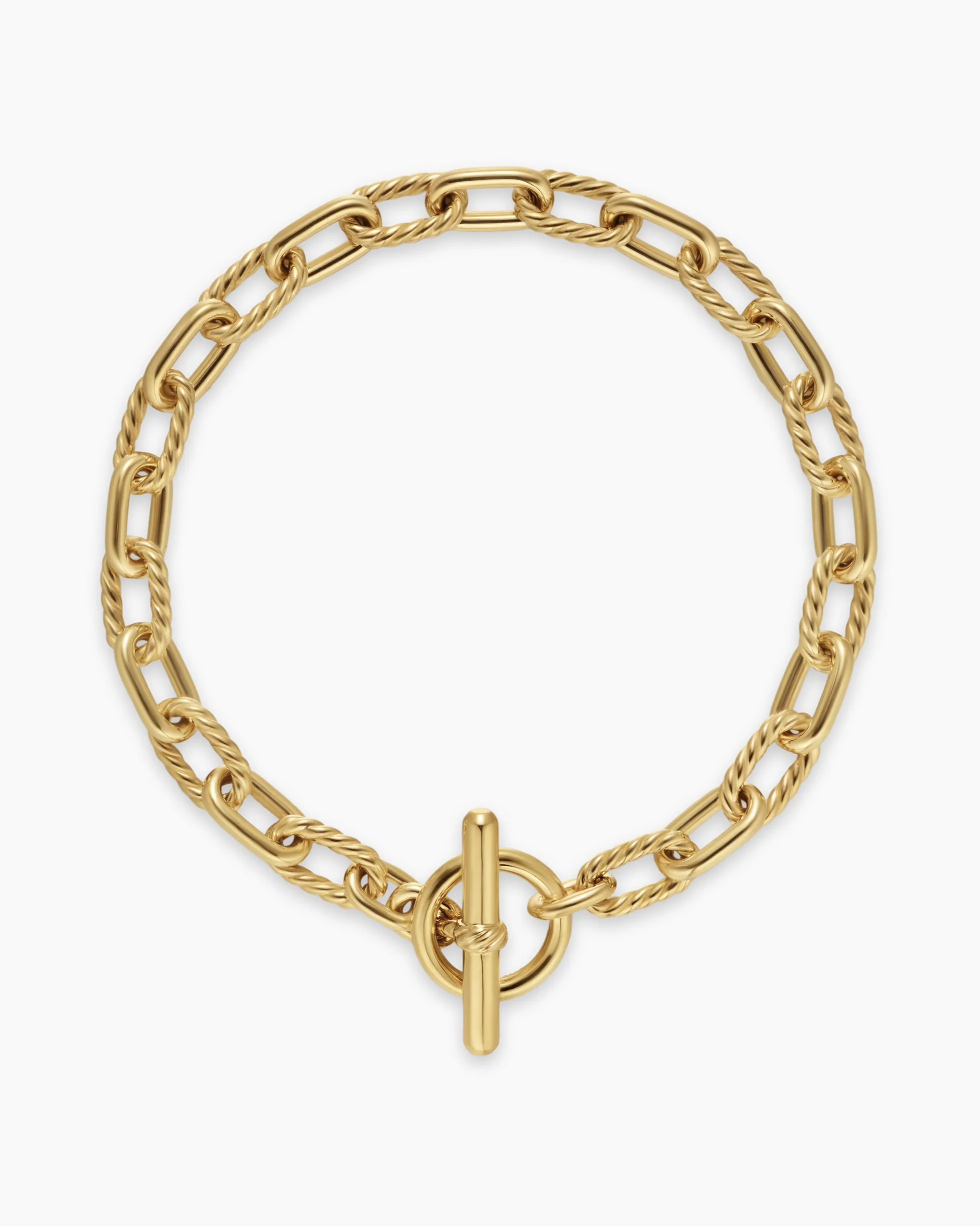 DY Madison® Toggle Chain Bracelet 18K Yellow Gold, 5.5mm