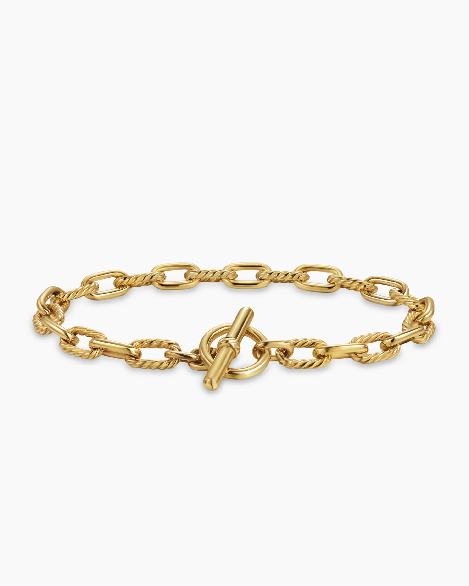 DY Madison® Toggle Chain Bracelet 18K Yellow Gold, 5.5mm