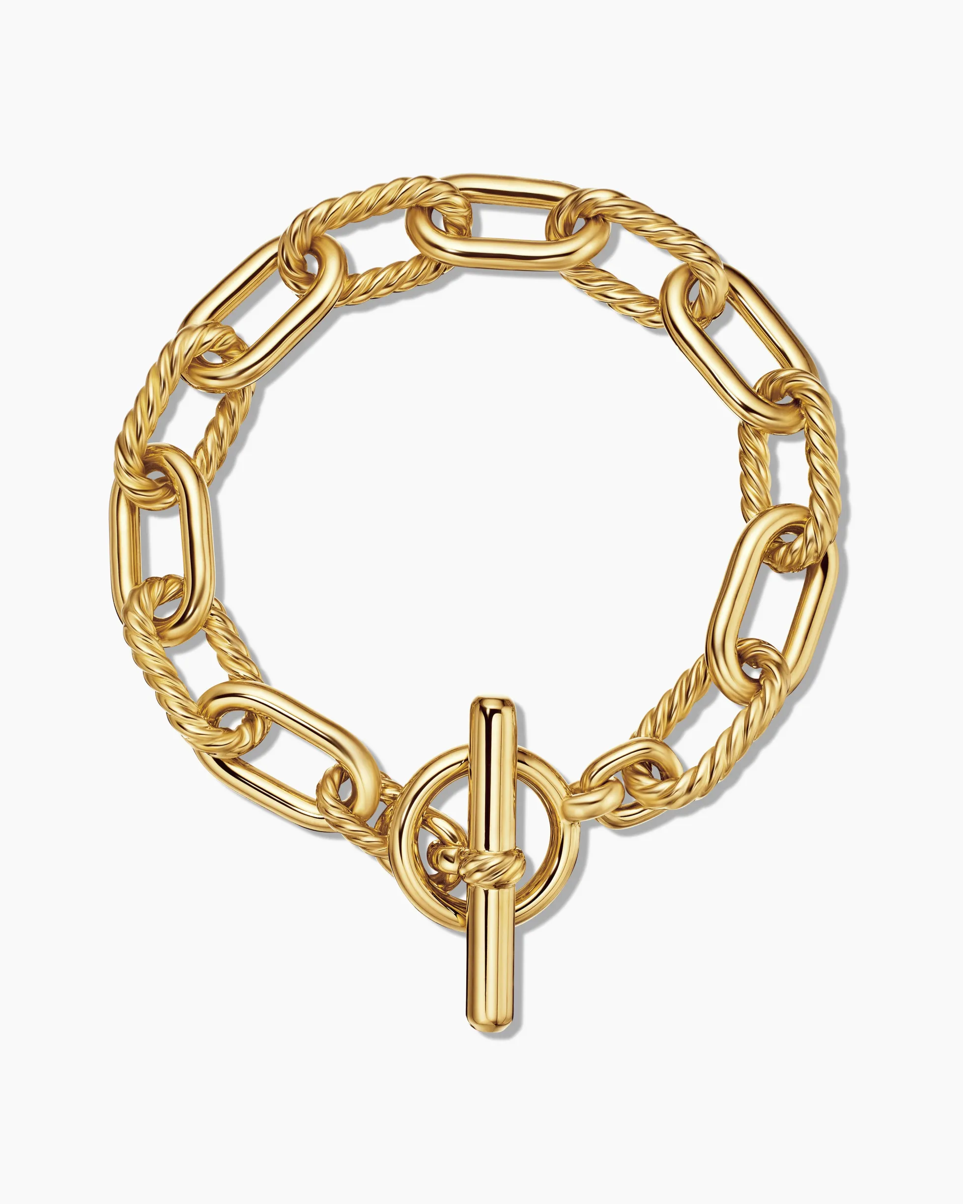 DY Madison® Toggle Chain Bracelet 18K Yellow Gold, 11mm