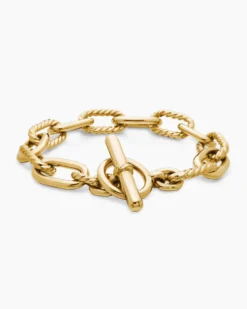 DY Madison® Toggle Chain Bracelet 18K Yellow Gold, 11mm