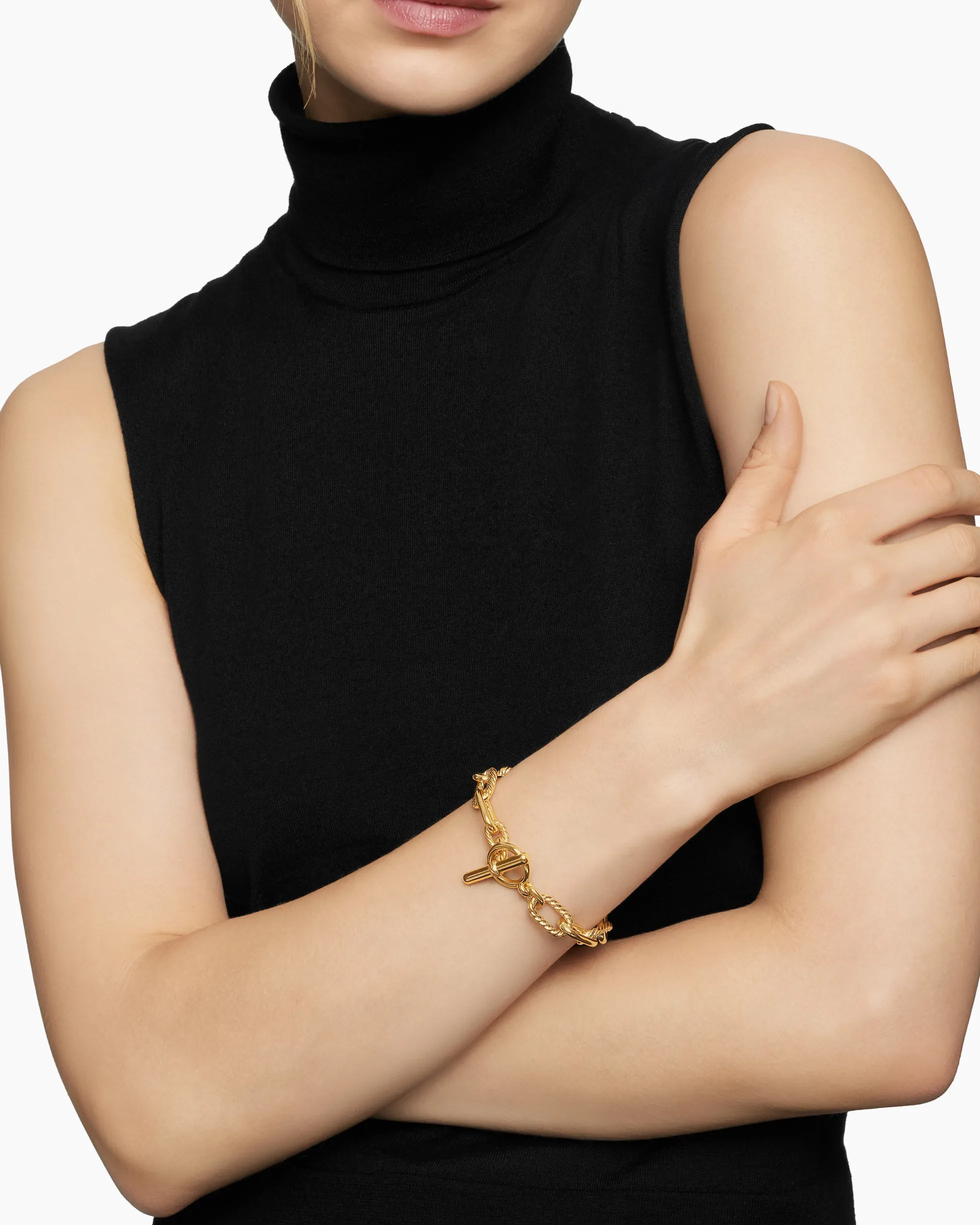 DY Madison® Toggle Chain Bracelet 18K Yellow Gold, 11mm