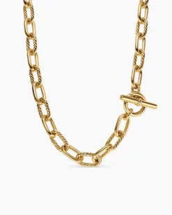 DY Madison® Toggle Chain Necklace 18K Yellow Gold, 11mm