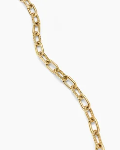 DY Madison® Toggle Chain Necklace 18K Yellow Gold, 11mm