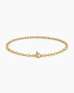 DY Madison® Toggle Chain Necklace 18K Yellow Gold, 5.5mm