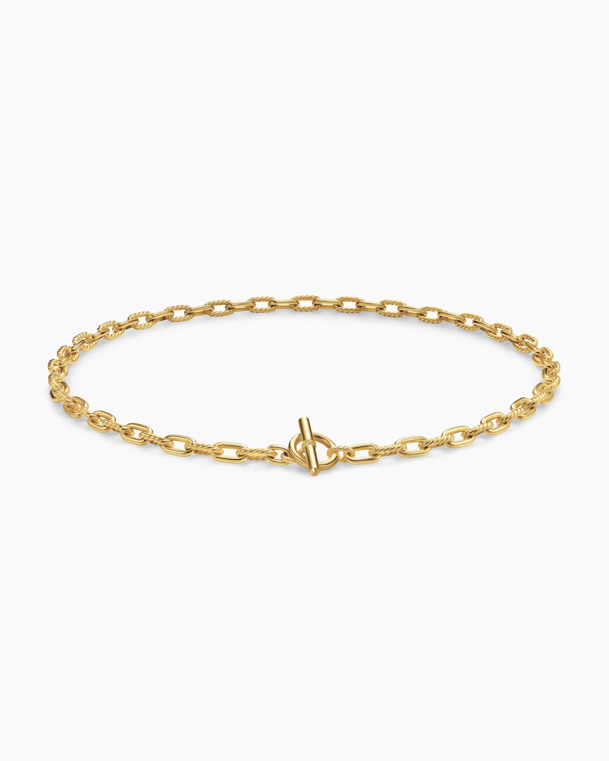 DY Madison® Toggle Chain Necklace 18K Yellow Gold, 5.5mm
