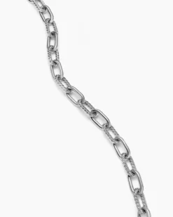 DY Madison® Toggle Chain Necklace Sterling Silver with 18K Yellow Gold, 11mm