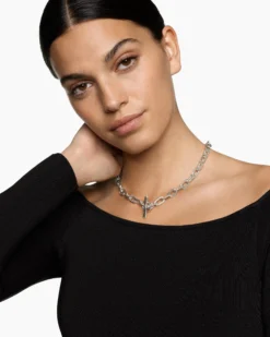 DY Madison® Toggle Chain Necklace Sterling Silver, 8.5mm