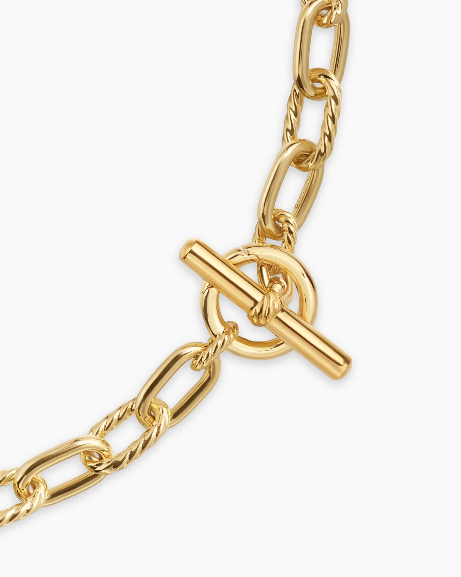 DY Madison® Toggle Chain Necklace 18K Yellow Gold, 8.5mm
