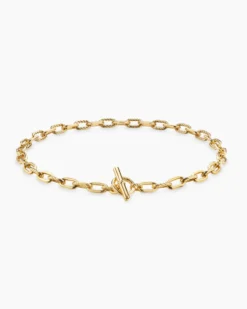 DY Madison® Toggle Chain Necklace 18K Yellow Gold, 8.5mm