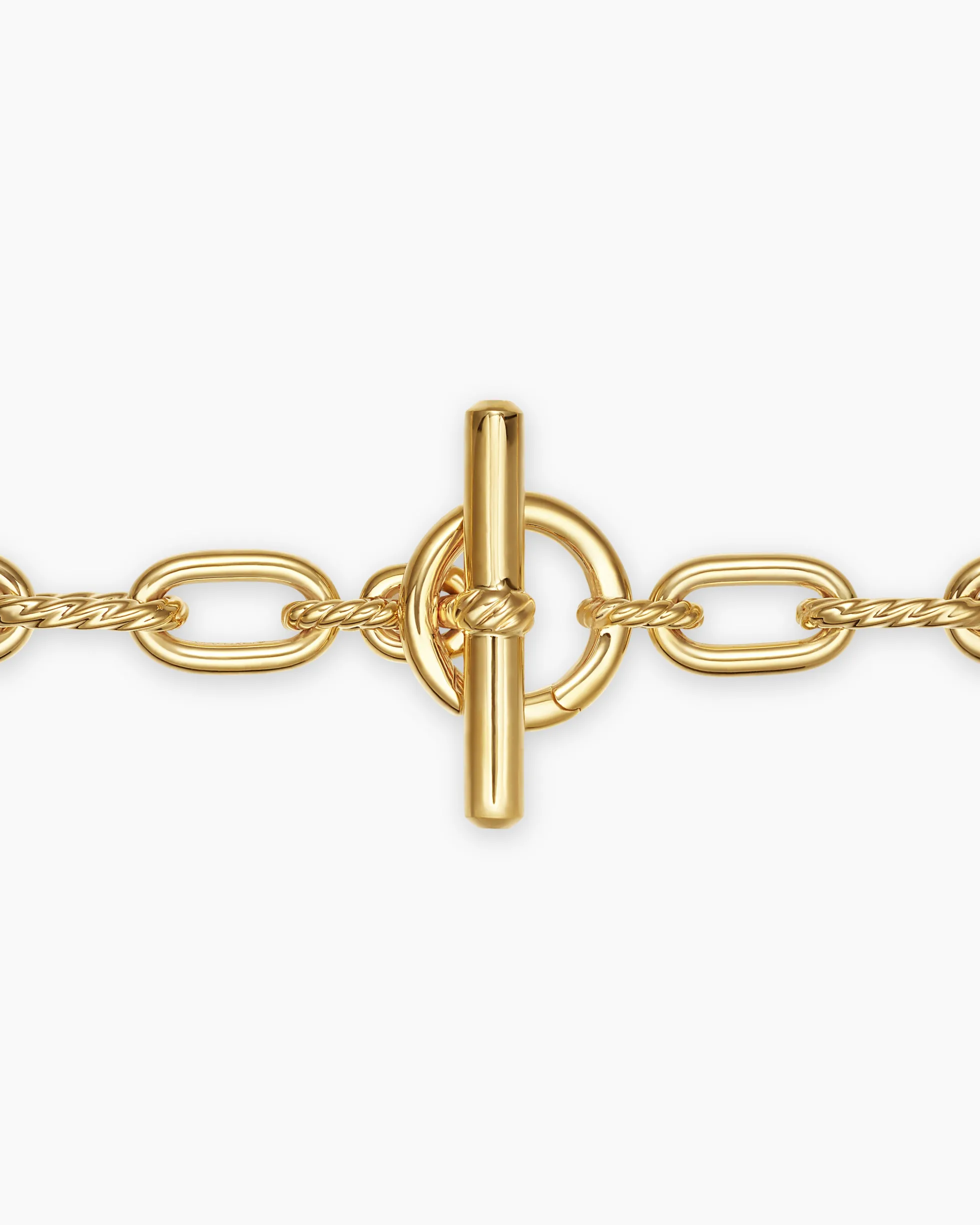 DY Madison® Toggle Chain Necklace 18K Yellow Gold, 8.5mm