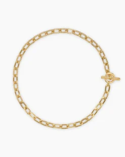 DY Madison® Toggle Chain Necklace 18K Yellow Gold, 8.5mm