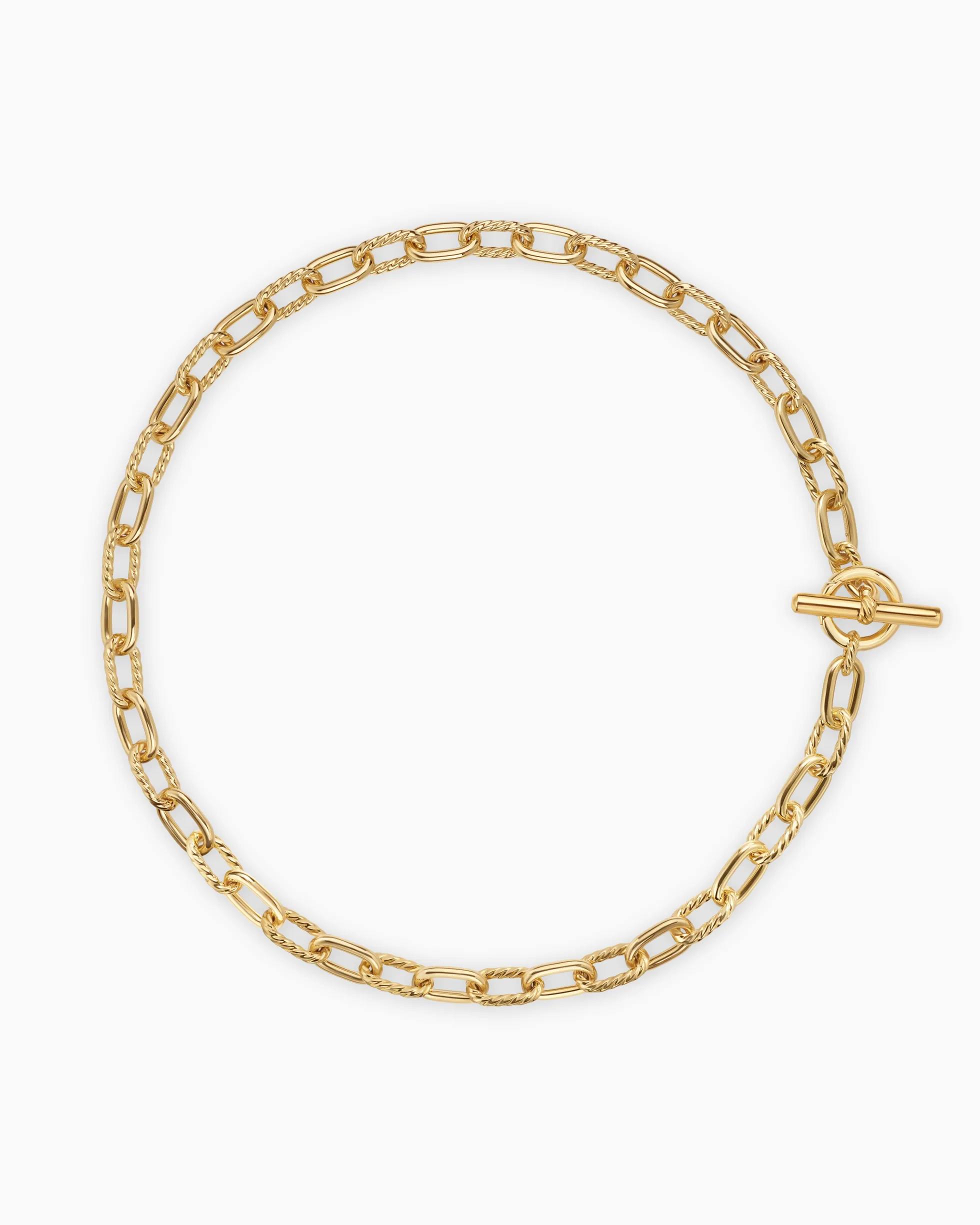 DY Madison® Toggle Chain Necklace 18K Yellow Gold, 8.5mm