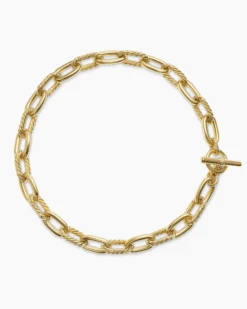 DY Madison® Toggle Necklace 18K Yellow Gold, 13.5mm