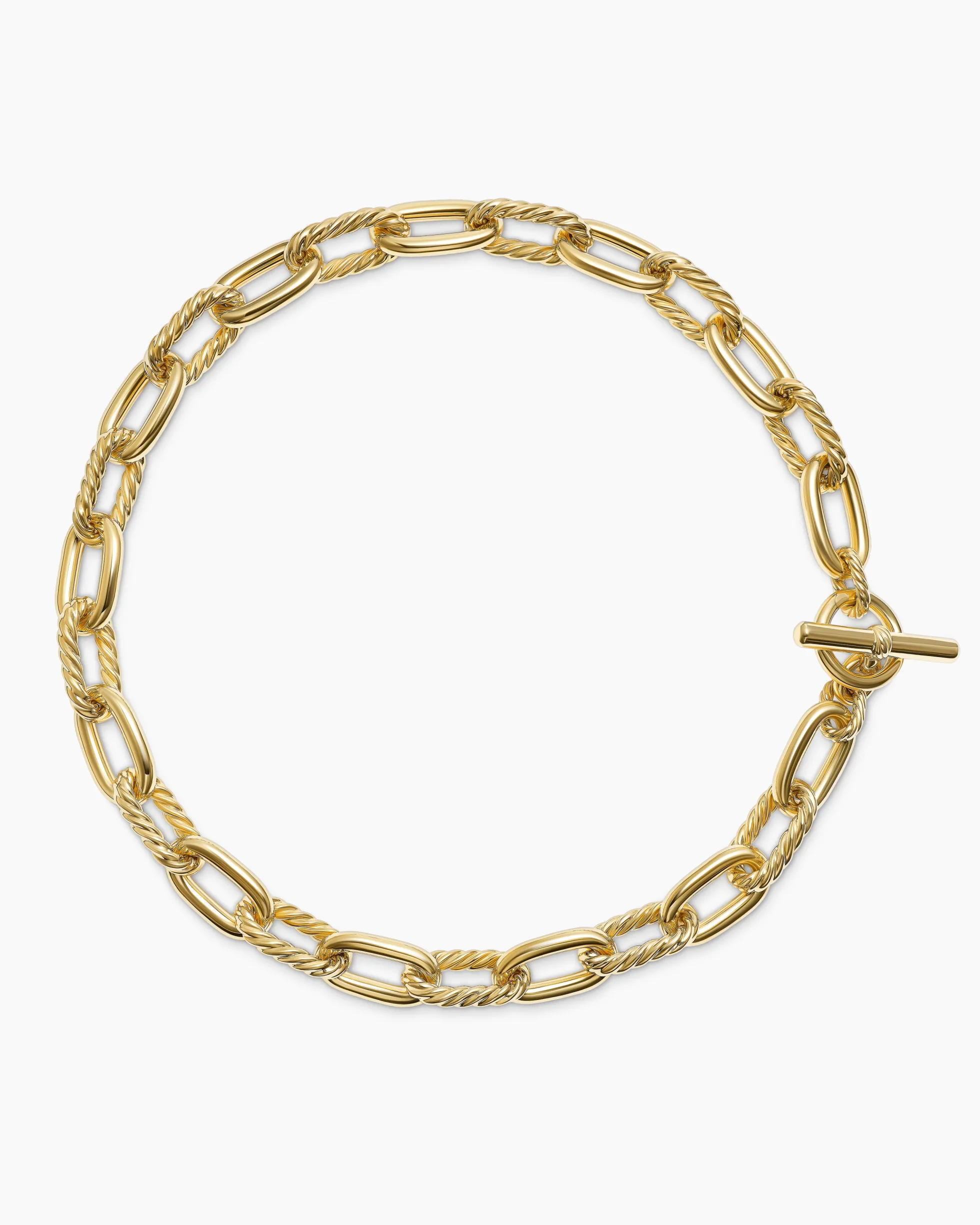 DY Madison® Toggle Necklace 18K Yellow Gold, 13.5mm