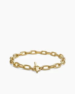 DY Madison® Toggle Necklace 18K Yellow Gold, 13.5mm