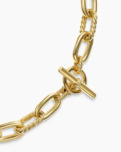 DY Madison® Toggle Necklace 18K Yellow Gold, 13.5mm
