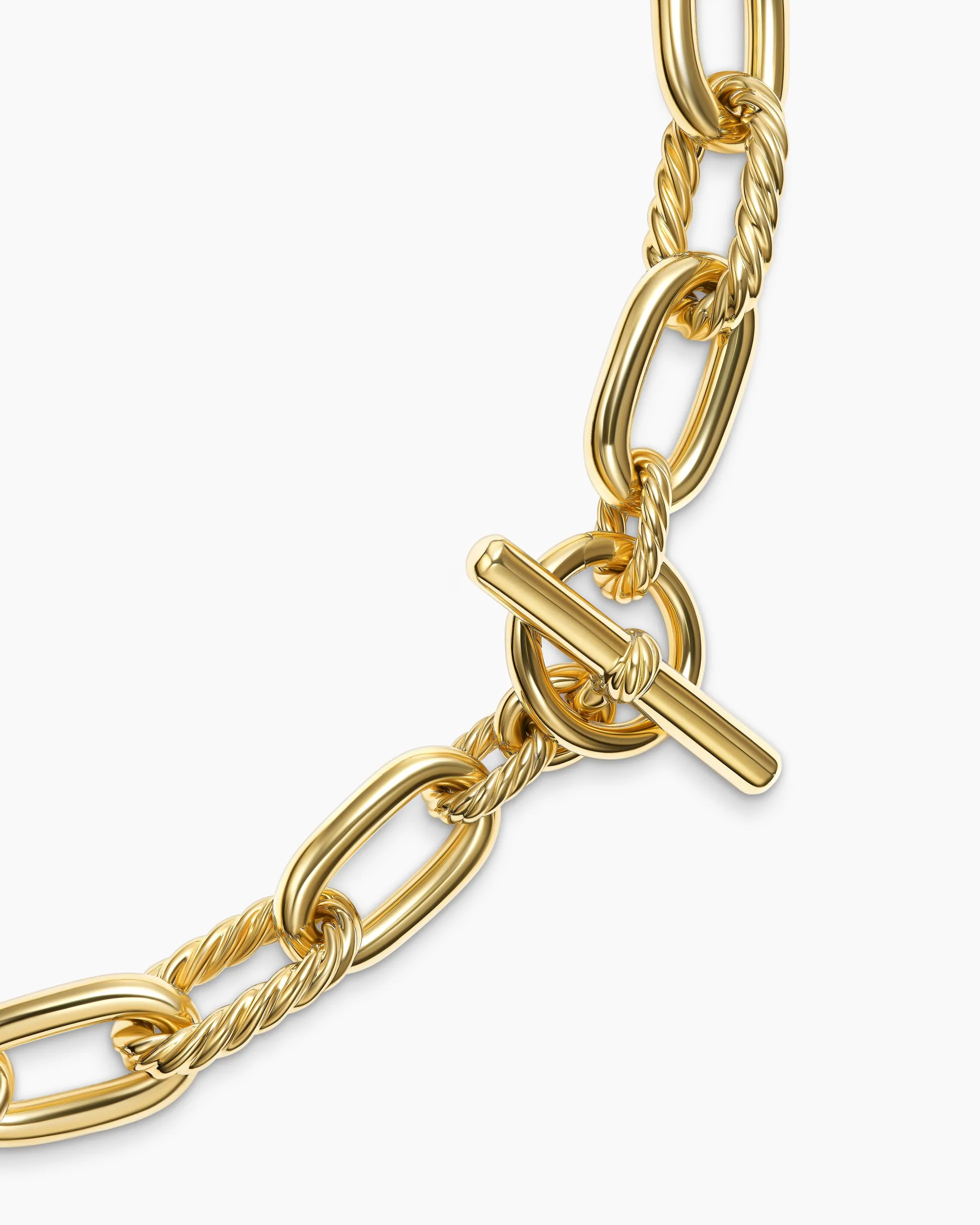 DY Madison® Toggle Necklace 18K Yellow Gold, 13.5mm