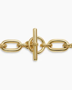 DY Madison® Toggle Necklace 18K Yellow Gold, 13.5mm