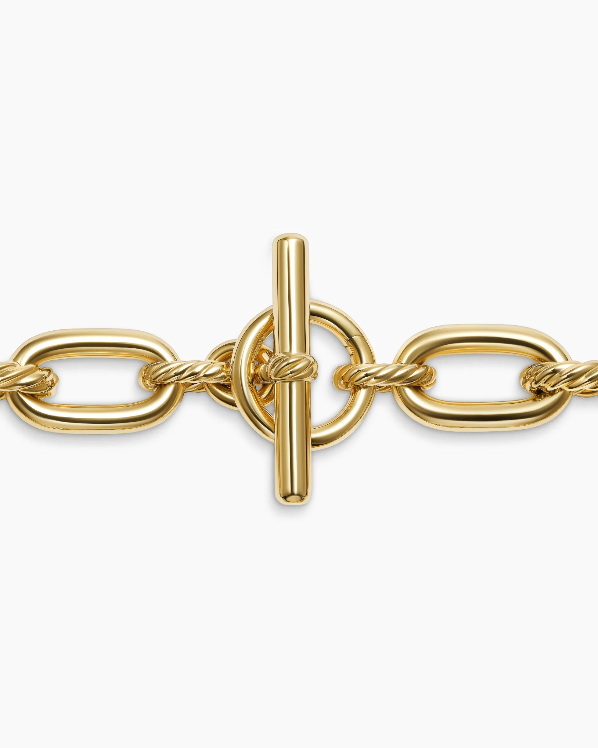 DY Madison® Toggle Necklace 18K Yellow Gold, 13.5mm