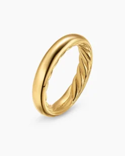 DY Mercer® Band Ring 18K Yellow Gold, 3.7mm