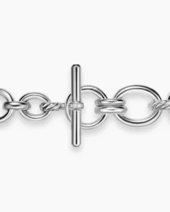 DY Mercer® Chain Necklace Sterling Silver with Diamonds, 8mm